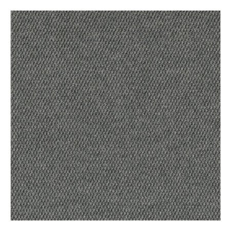 FOSS FLOORS 7ND4N6716PK Carpet Tile, 18 in L Tile, 18 in W Tile, Hobnail Pattern, Pattern, Smoke 7ND4N6710PKR